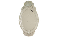 An elegant large Mid-Century Italian Venetian style oval mirror.