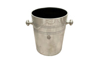 LARGE 1930'S ART DECO SILVER PLATE CHAMPAGNE BUCKET