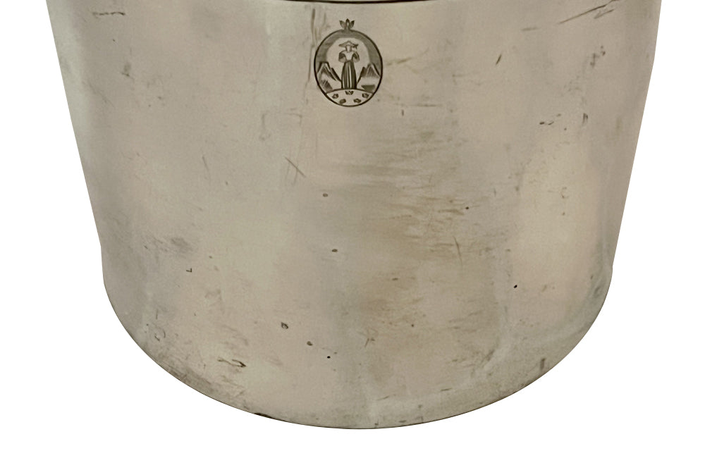 LARGE 1930'S ART DECO SILVER PLATE CHAMPAGNE BUCKET