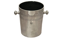LARGE 1930'S ART DECO SILVER PLATE CHAMPAGNE BUCKET