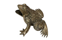 LARGE MID-CENTURY ITALIAN SILVER PLATE FROG