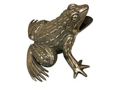 LARGE MID-CENTURY ITALIAN SILVER PLATE FROG