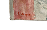 Mid-20th Century French Still Life Painting 'Bouquet of Flowers in Confit Pot'