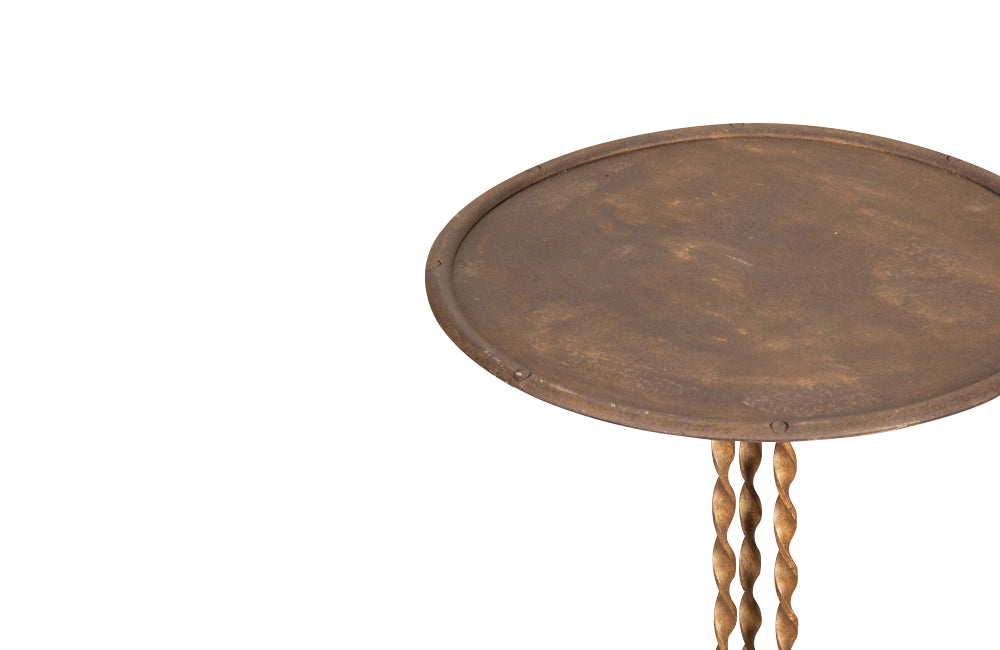 FRENCH IRON  OCCASIONAL TABLE