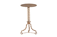 FRENCH IRON  OCCASIONAL TABLE
