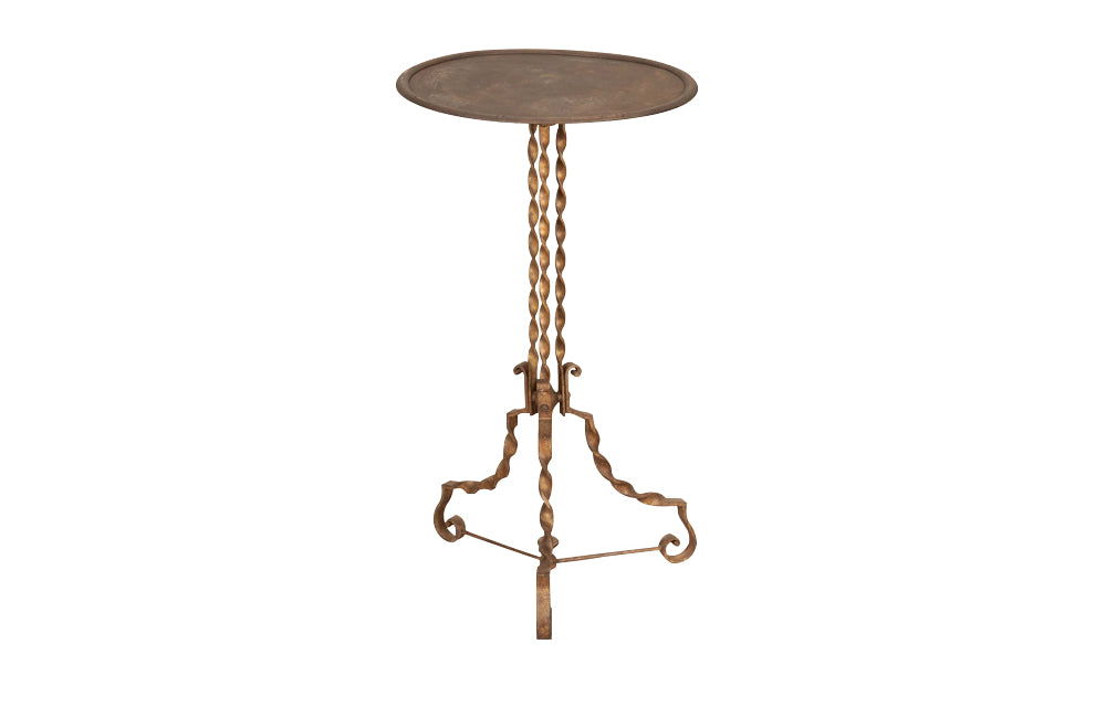 FRENCH IRON  OCCASIONAL TABLE