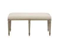 Antique bench French painted bench in the style of Louis XVI late 19th Century - French antique furniture