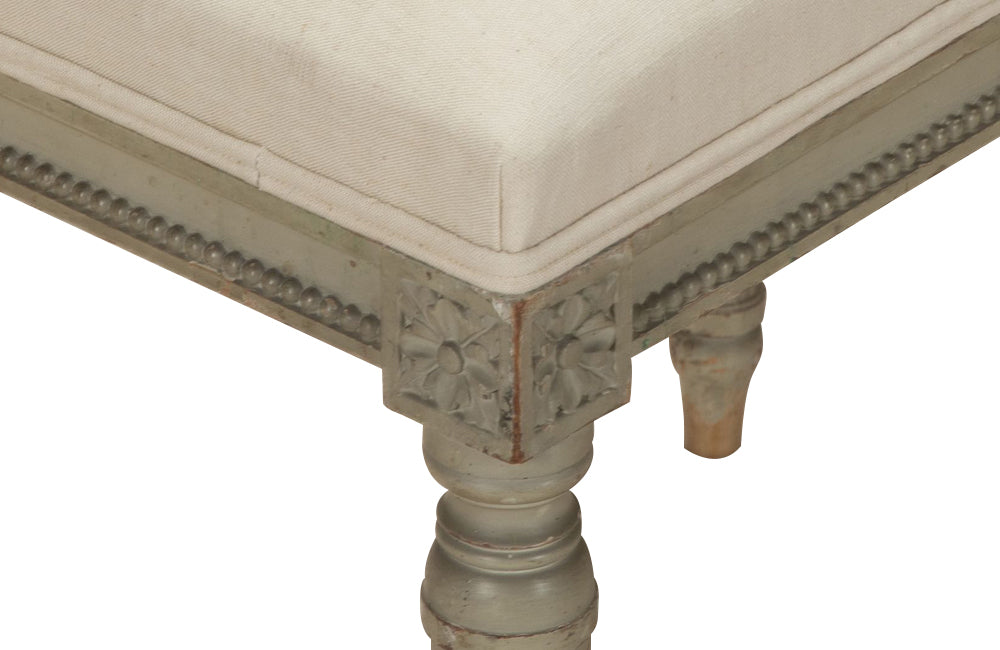 19TH CENTURY FRENCH LOUIS XVI REVIVAL BANQUETTE