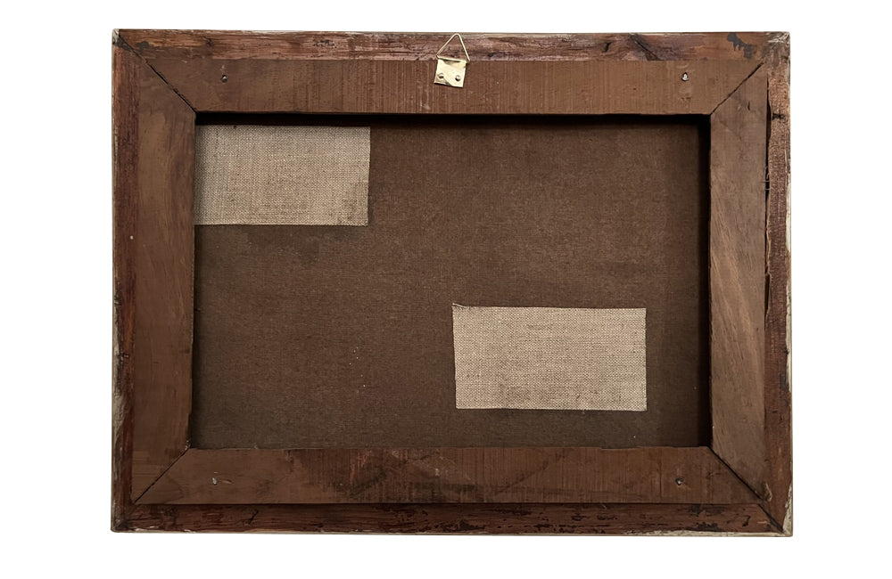 Small Late 19th Century Italian Painting 'Three Monks'