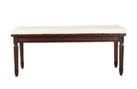 Large 19th Century Louis XVI Revival Caned Walnut Banquette