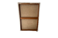 Large oil on canvas painting of four nudes after Lempika