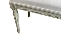 19TH CENTURY FRENCH LOUIS XVI REVIVAL BANQUETTE