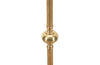 20th century brass floor lamp by Lucien Gau