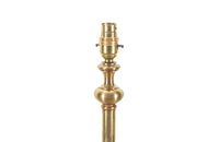 20th century brass floor lamp by Lucien Gau