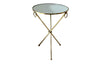 Mid Century Brass tripod table in the Maison Jansen style - mid century side table