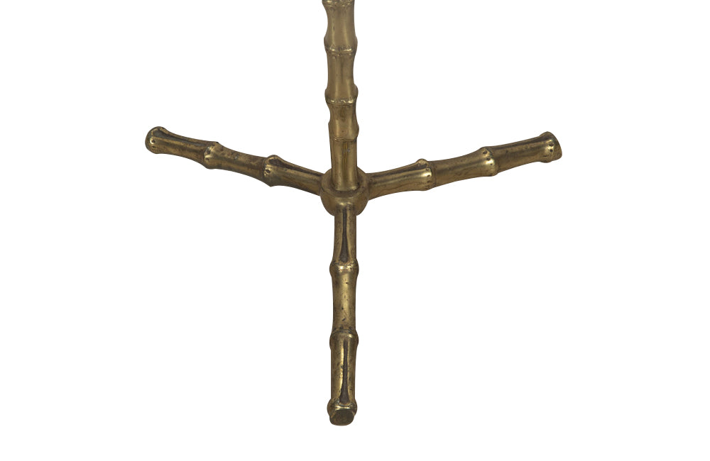 Floor Lamp Mid 20th Century Maison Bagues Faux Brass Bamboo - Mid Century Lighting