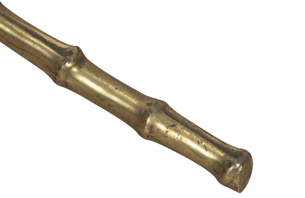 Floor Lamp Mid 20th Century Maison Bagues Faux Brass Bamboo - Mid Century Lighting