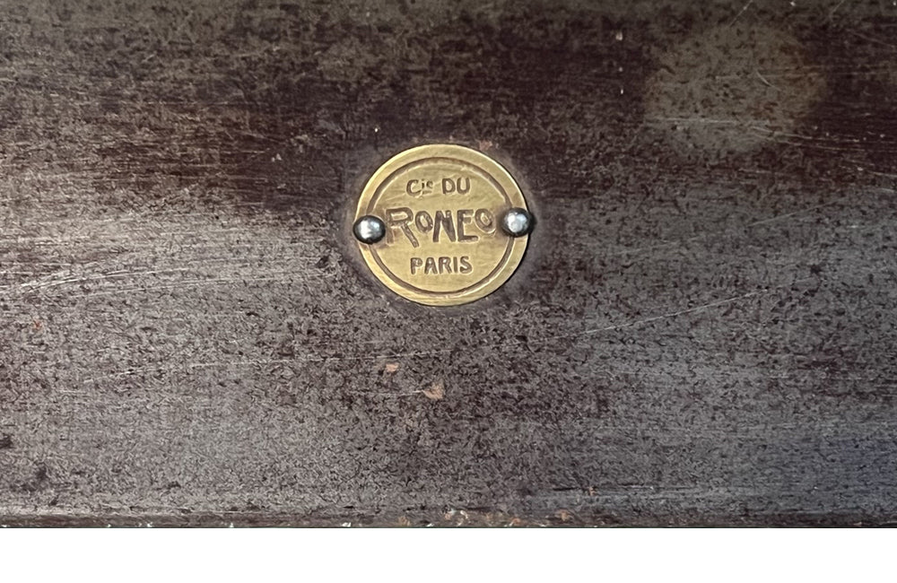 Authentic mid-20th Century French Industrial desk by Roneo, Paris. 