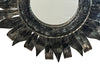 1960's French metal sunburst mirror