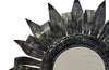 1960's French metal sunburst mirror
