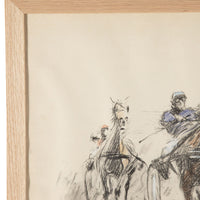 Mid-Century French 'Harnness Racing' Print After Louis-Ferdinand Malespina