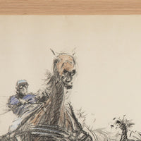 Mid-Century French 'Harnness Racing' Print After Louis-Ferdinand Malespina