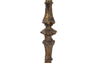 20th Century Spanish Gilt Iron Floor Lamp