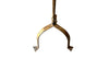 20th Century Spanish Gilt Iron Floor Lamp