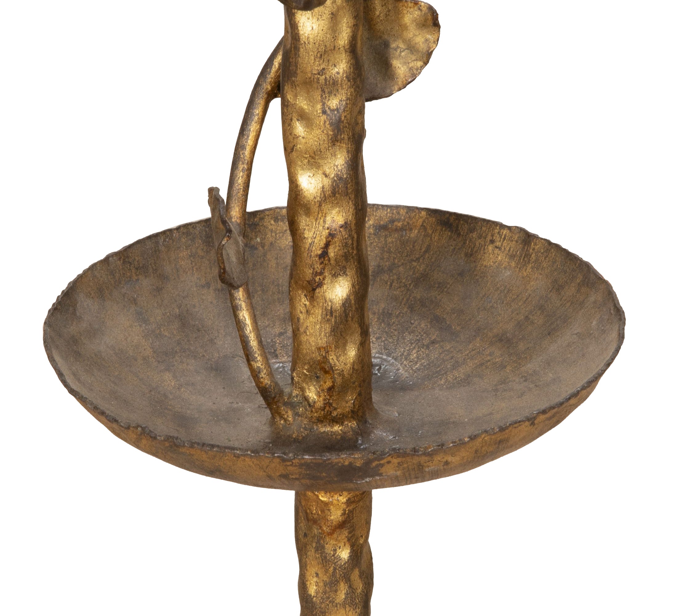 Mid-Century Spanish Gilt Iron Floor Lamp