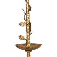 Mid-Century Spanish Gilt Iron Floor Lamp