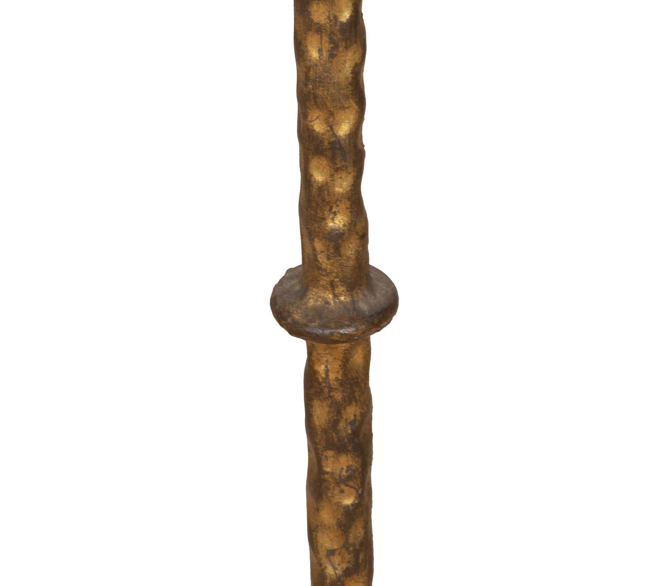 Mid-Century Spanish Gilt Iron Floor Lamp