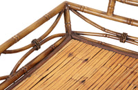 Mid-Century Italian Folding Faux Bamboo Tray Table