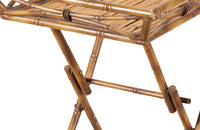 Mid-Century Italian Folding Faux Bamboo Tray Table
