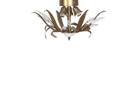 Mid-Century French Wheat Sheaf Ceiling Light
