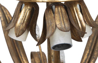 Mid-Century French Wheat Sheaf Ceiling Light