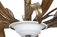 Mid-Century French Wheat Sheaf Ceiling Light