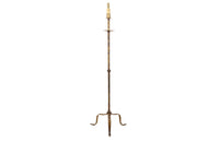 1950's Spanish gilt iron floor lamp - Mid century lighting 
