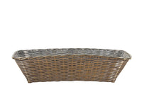 Mid century French silver plate woven bread basket