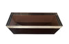 Stylish 1970's rectangular lidded box in lucite by the Italian designer Alessandro Albrizzi.