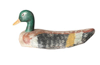 Mid century duck decoy French painted - French antiques