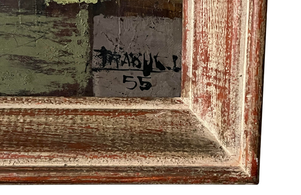 20th Century Framed Painting 'Still Life with Sea Urchins' By Louis Trabuc