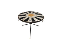 Mid-Century Italian Zodiac Ceramic Cocktail Table