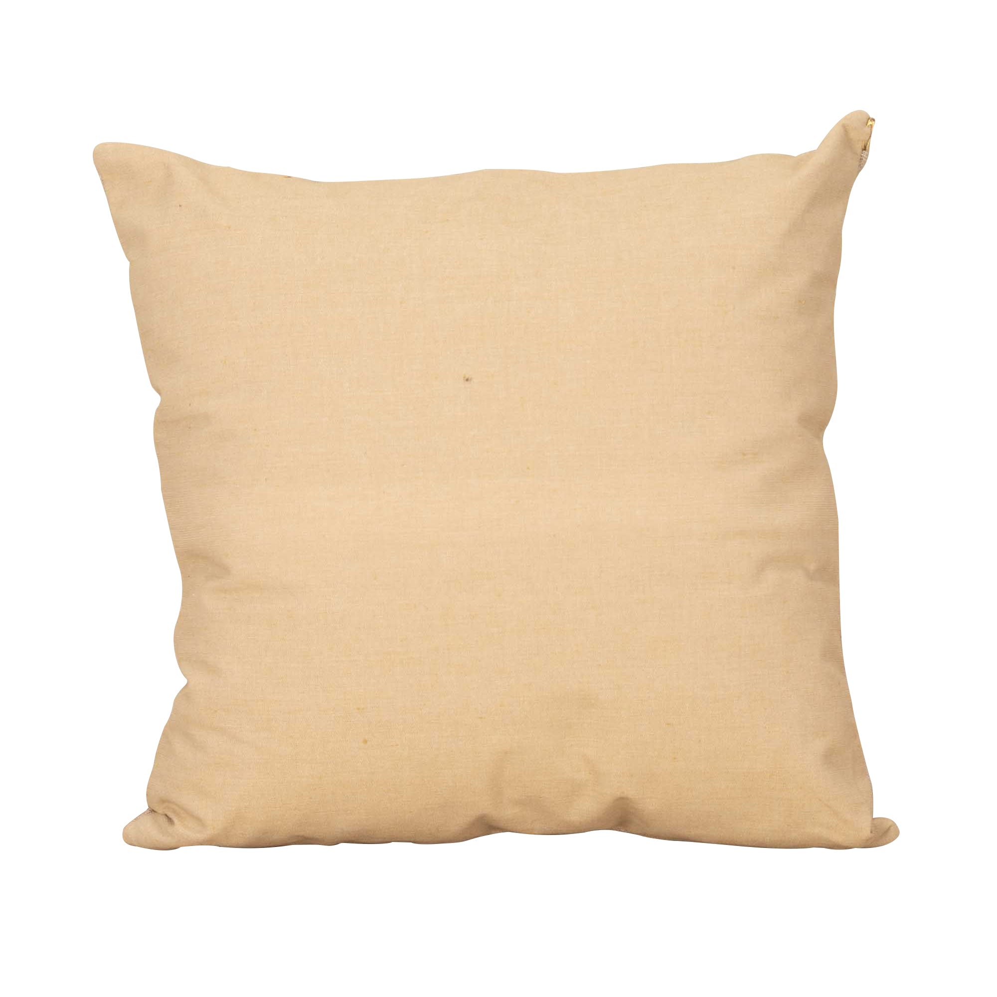 Mid-Century French Pierrot Embroidered Cushion