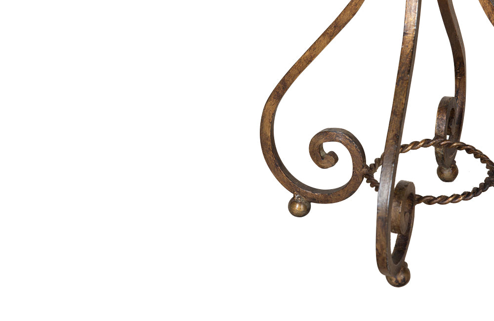 Mid-Century Spanish Iron Cocktail Table