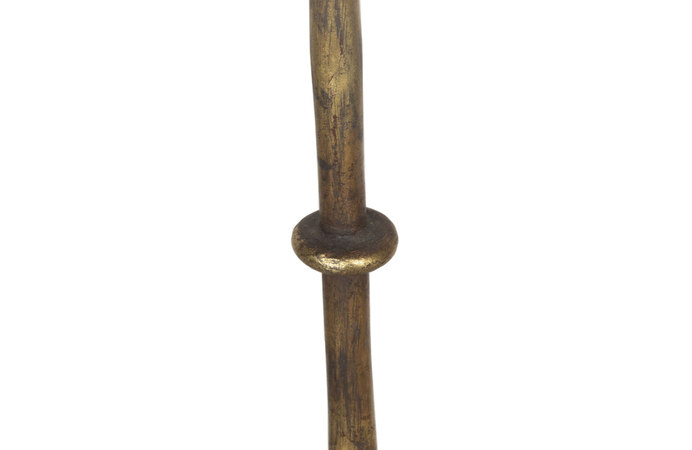 Mid-Century Floor Lamp Spanish gilt iron 