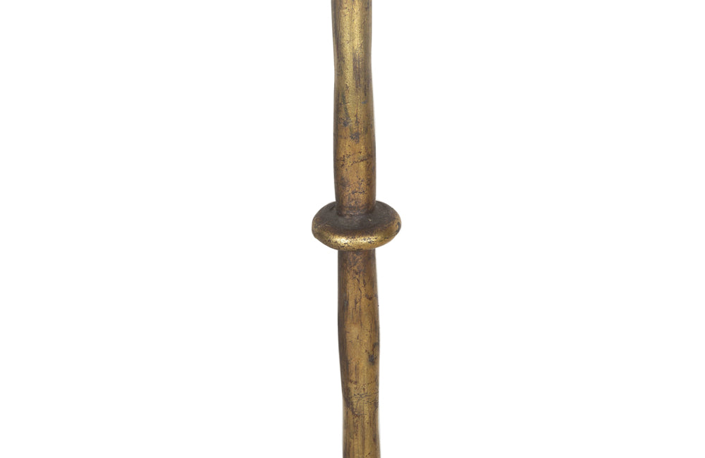 Mid-Century Floor Lamp Spanish gilt iron 