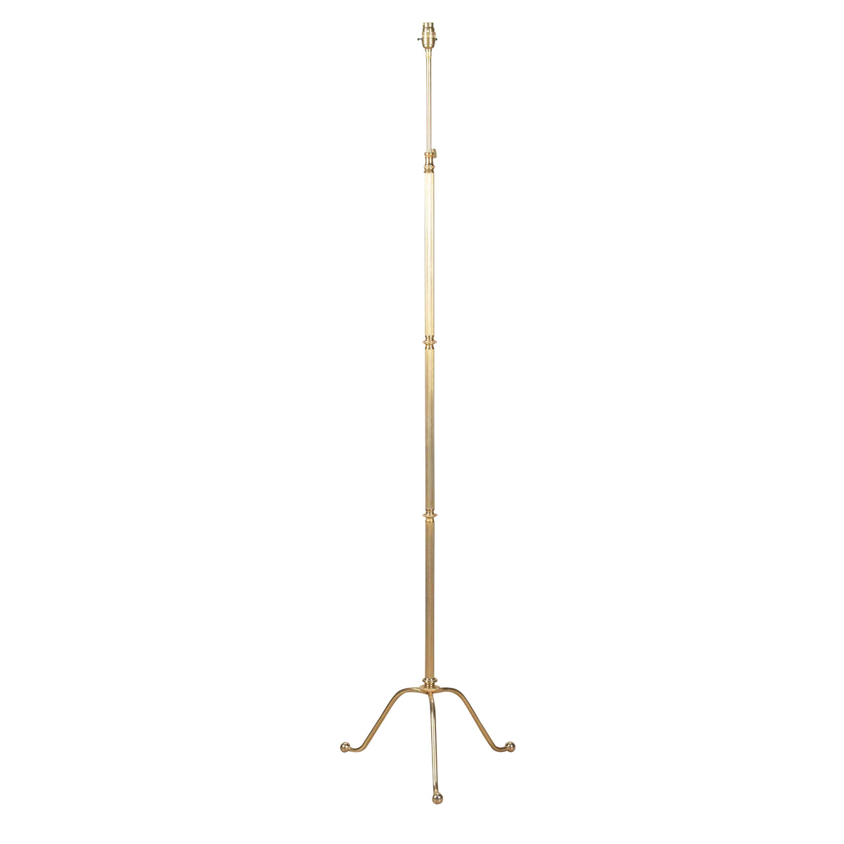 Mid-Century Neo-Classical Revival Brass Floor Lamp
