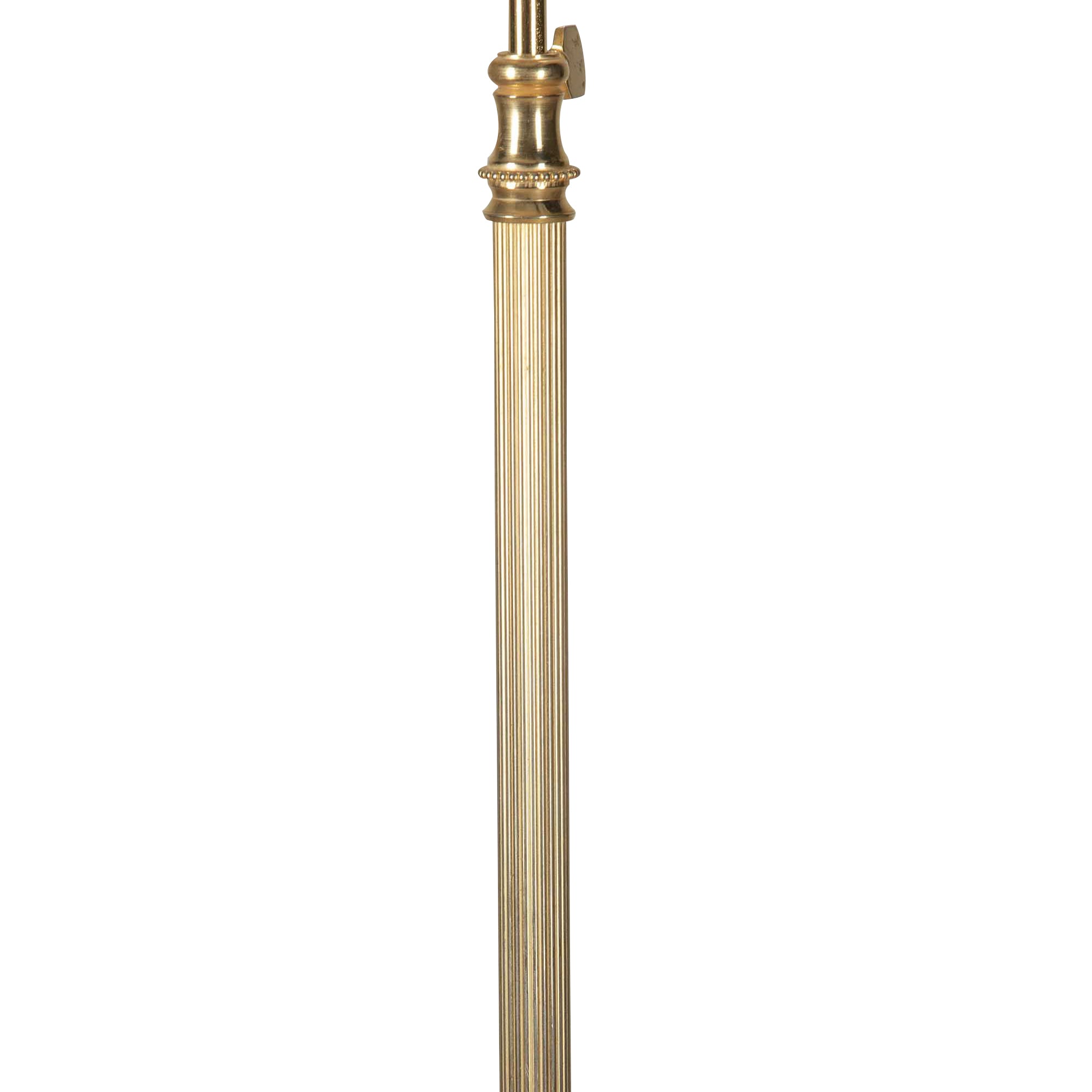Mid-Century Neo-Classical Revival Brass Floor Lamp