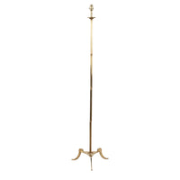 Mid-Century Neo-Classical Revival Brass Floor Lamp
