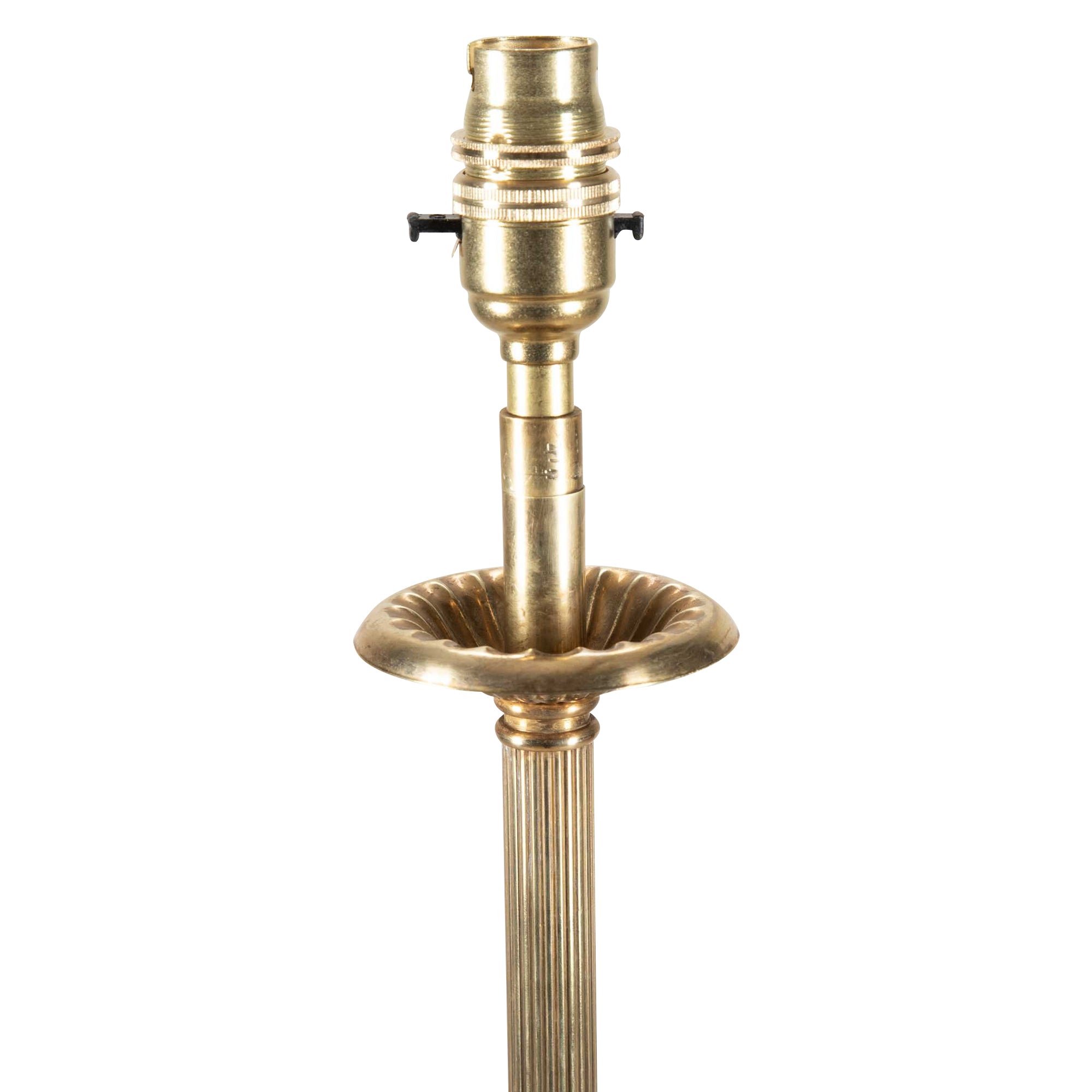 Mid-Century Neo-Classical Revival Brass Floor Lamp
